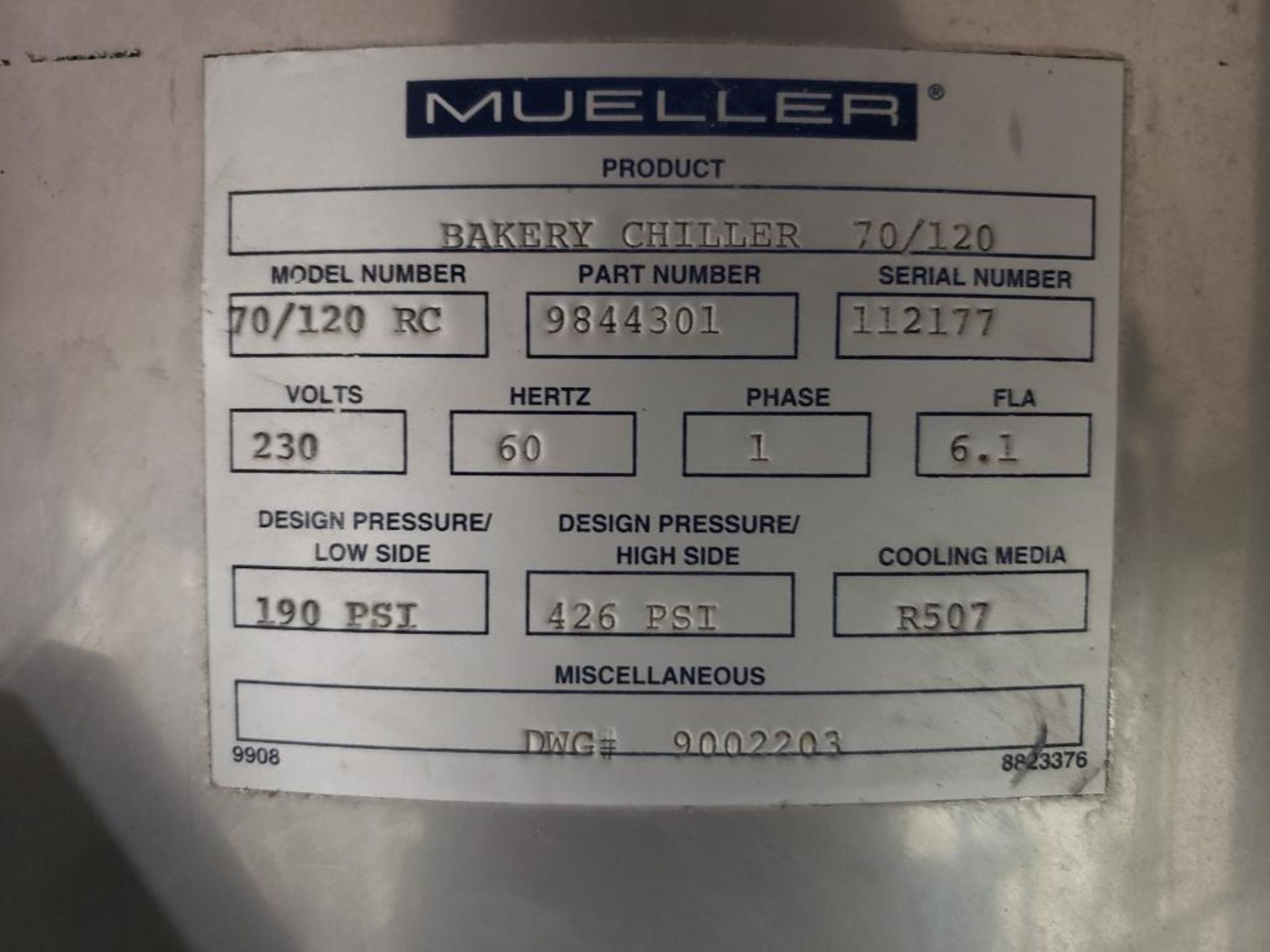 Mueller Bakery Chiller - Image 2 of 2