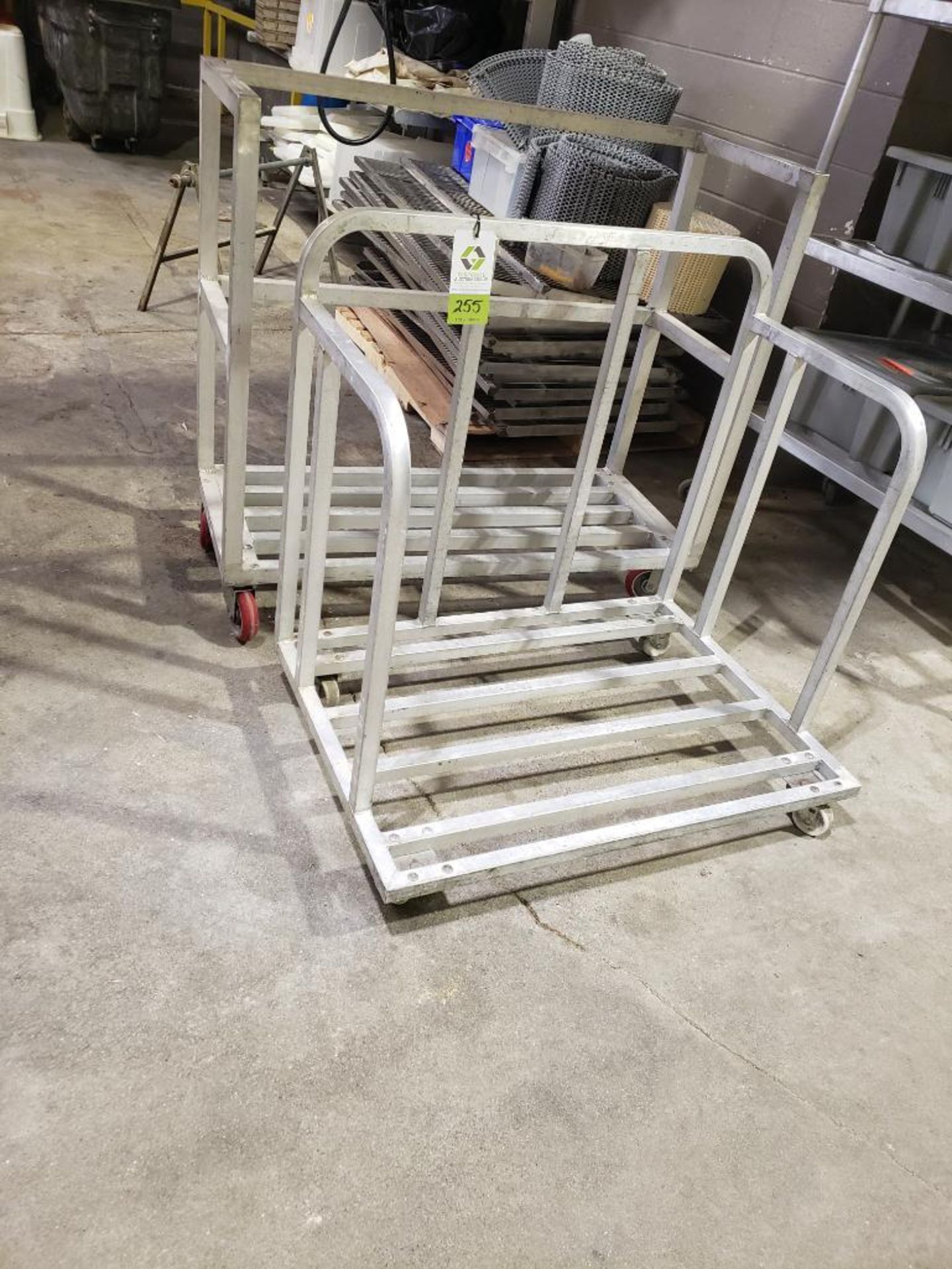 Lot of (2) Product Storage Carts