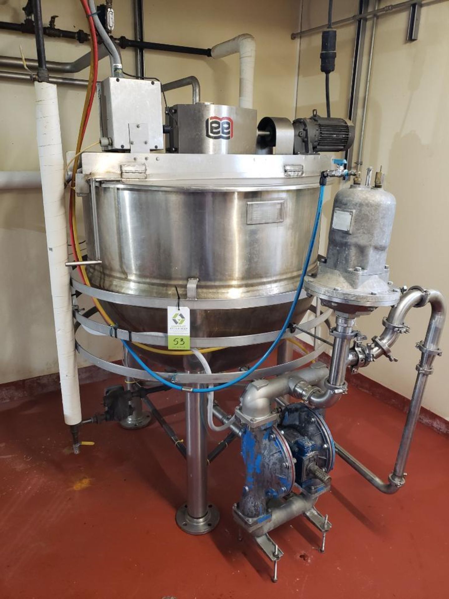 Lee Industries Stainless Steel Jacketed Kettle