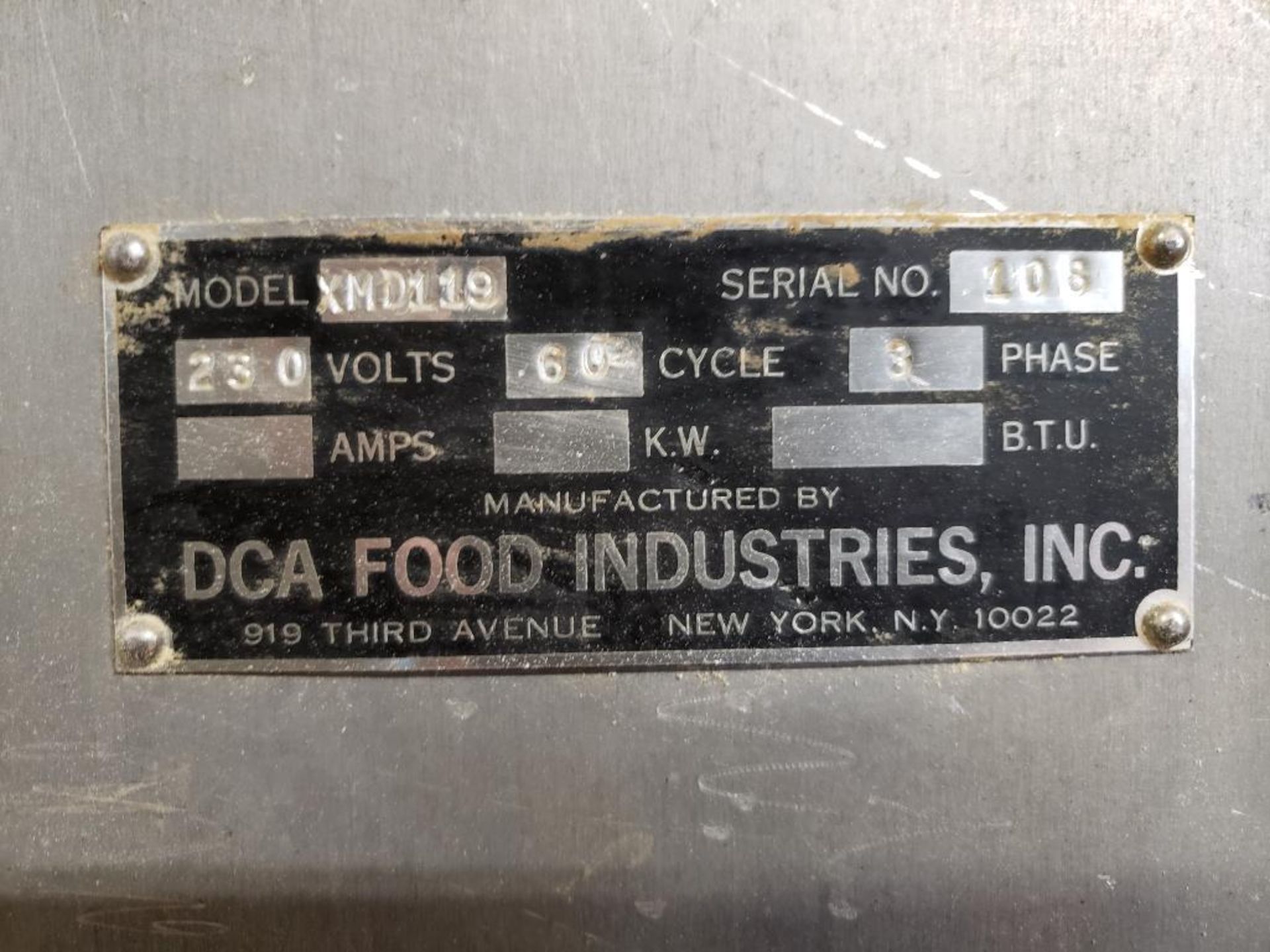 DCA Food Industries Pastry Proofer - Image 2 of 10