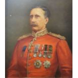 Late 19th century English school Oil on canvas Half length portrait study of General Sir William