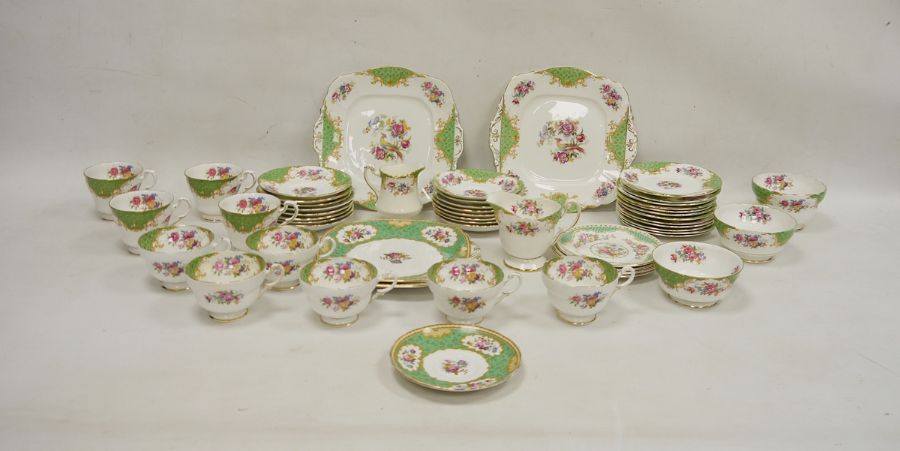 Composite Paragon bone china Rockingham pattern part tea service and other assorted teawares,