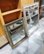 Two modern mirrors in moulded frames (2)