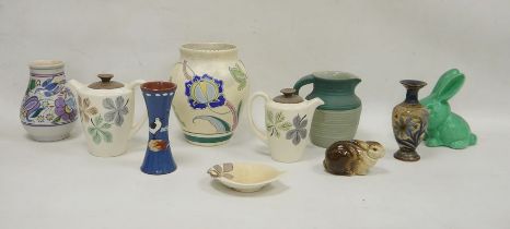 Collection of Poole pottery, Sylvac and other items