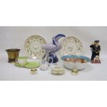 Collection of Commemorative porcelain and other items, 20th century, printed marks comprising two