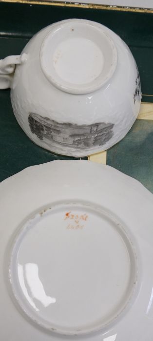 Various teawares to include early nineteenth century Spode transfer-printed porcelain examples, - Image 5 of 7