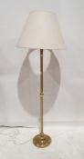 Brass standard lamp