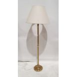 Brass standard lamp