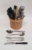 Walker & Hall vintage 1970's stainless steel flatware in Spring design and others, including