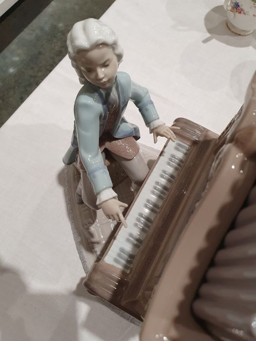 Lladro model of Young Bach, limited edition no.1801/2500, printed and painted marks, made to - Image 13 of 17