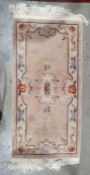 Modern Chinese Superwash runner and one further modern rug (2)  Condition Report See pictures for