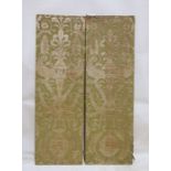 Pair of embossed canvas screens in the Egypto-classical taste (2)
