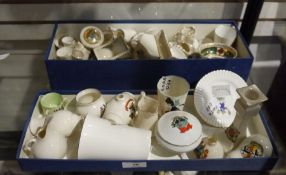 Large collection of crested china, early to mid 20th century including Goss, Royal Cauldon and