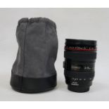 Canon Ultrasonic zoom lens EF  24-105mm 1:4 L  IS  USM in cloth bagCondition Report Some dust and