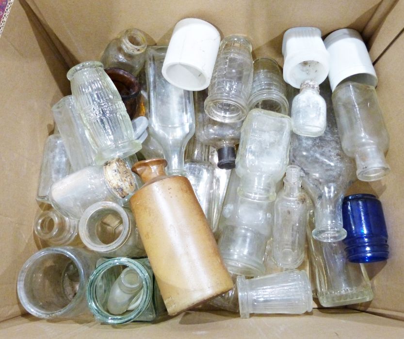 Quantity of mainly vintage glass bottles and ink bottles - Image 2 of 2