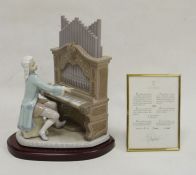 Lladro model of Young Bach, limited edition no.1801/2500, printed and painted marks, made to