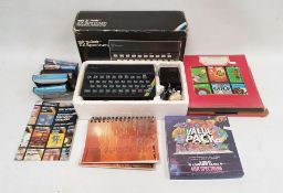 Sinclair ZX Spectrum PC with manual, sundry games cassettes