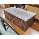 Vintage pine box, 64.5cm x 23cm