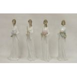 Four Lladro figures, printed impress marks, comprising: Unity No. 06377, Light and Fire, No.