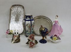 Collection of assorted ceramics and silver-plated wares, 20th century, comprising a Royal Crown