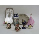 Collection of assorted ceramics and silver-plated wares, 20th century, comprising a Royal Crown