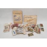Quantity of sundry coins, six cigarette cards and other collectables
