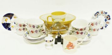 Coalport part tea service together with various chinaware (3 boxes)