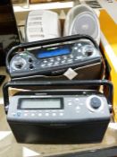 Robert Ecologic 4 digital radio player together with a Roberts Classic light digital radio player