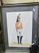 Assorted prints and chromolithographs concerning military scenes, and three further (9)