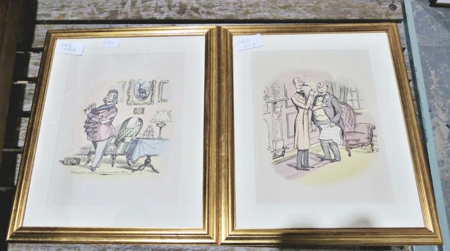 Six "Yesterday's Dreams" silhouette prints, after Enid Elliot Linder, depicting romantic scenes - Image 2 of 4