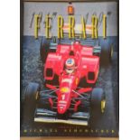 Ferrari 1947 - 1997 wall hanging photograph collection with preface by Michael Schumacher and a