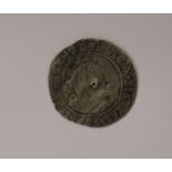 Henry VIII Groat, Mint Mark Lis, London, pierced from the Great Recoinage