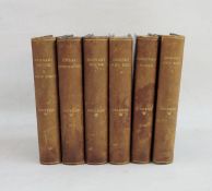 Bindings, the Works of Thackeray, 3 vols of 26, published by Smith Elder & Co 1886, 1870's,