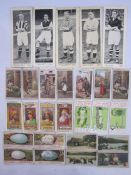 A large collection of complete and incomplete cigarette cards (2400+) dating from 1910 to 1991 in