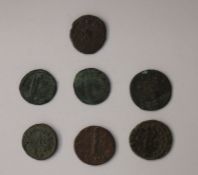 Group of Bronze Coins (7)