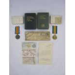 WWI War medal and Victory medal named to 19349.PTE.1.H.Saunders.RAF in boxes of issue and two Lloyds