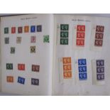 Imperial postage stamp album, first edition with printed spacers for British Empire stamps, two