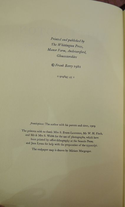 Whittington Press  "Whittington; memories of a Cotswold Village by Frank Berry", photographic - Image 18 of 22