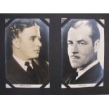 Album of actors and actress of the 1920's as well as a complete Will's Cigarette card paperback