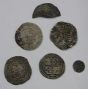 Group of Charles 1st Coinage, all struck at the Tower, (4 Shillings) (1 Part Shilling) and Penny (