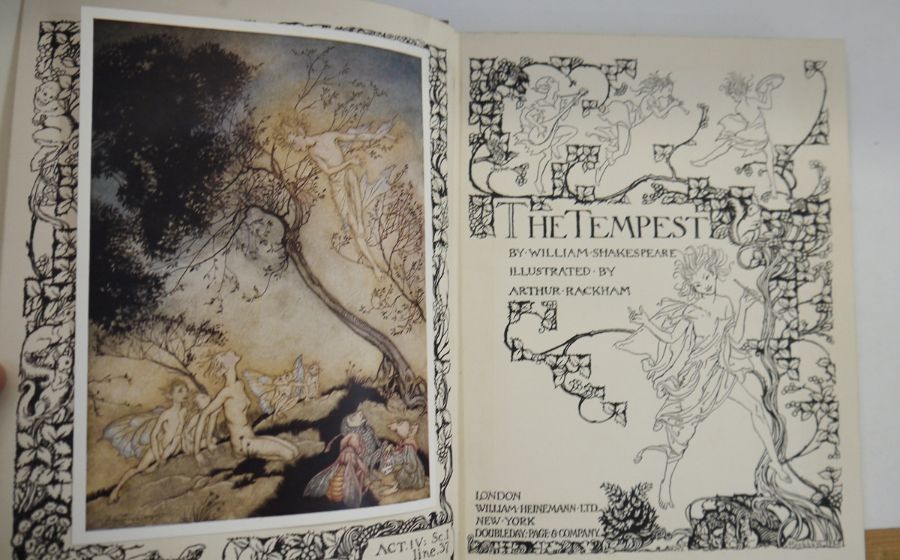 Rackham, Arthur  "The Tempest by William Shakespeare", William Heinemann Limited 1926, illustrated - Image 7 of 8