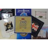 Brilliant uncirculated sets of Royal mail 1982 - 2000 (21) including 2 of the 1990 sets