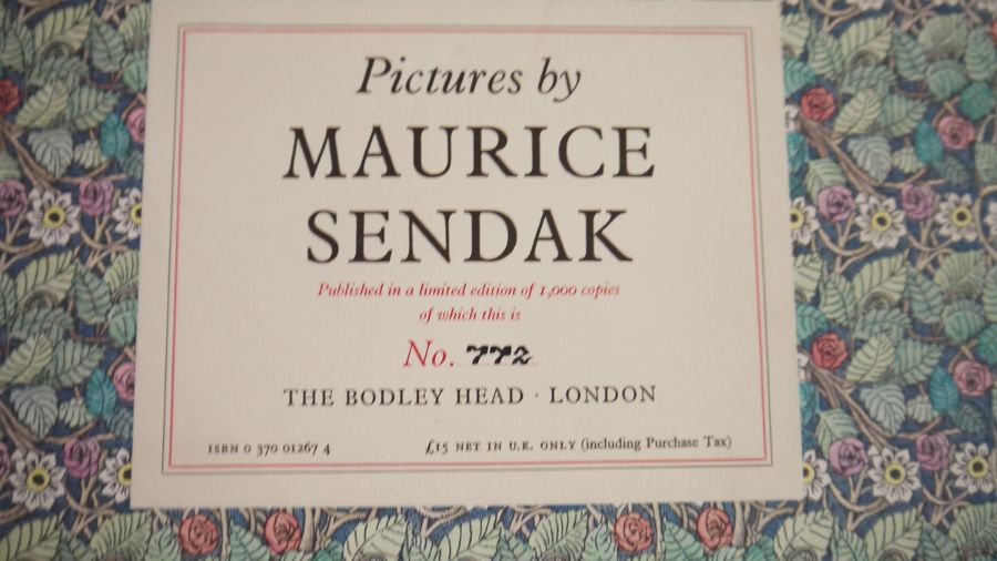 Pictures by Maurice Sendak, published and limited edition of 1,000 copies, of which this is no. - Image 2 of 15