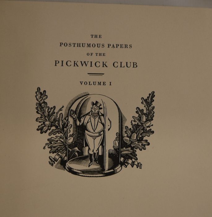 Austen, John  "The Posthumous Papers of the Pickwick Club by Charles Dickens", 2 vols, Oxford, - Image 4 of 14