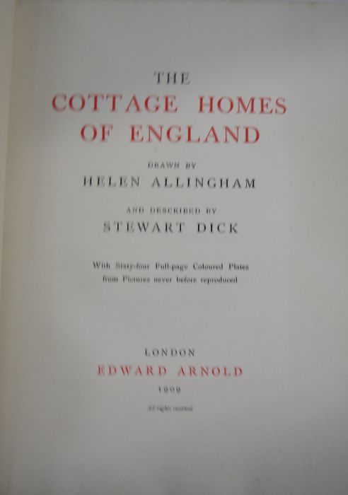 Allingham, Helen (ills)  "The Cottage Homes of England", Edward Arnold 1909, limited edition 399/500 - Image 5 of 21