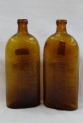 Pair of 1880's Warners Safe Cure London glass bottles Condition ReportBoth bottles appear to be in