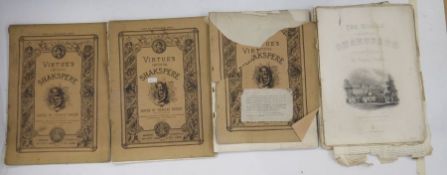 Knight, Charles (ed) "Virtue's Imperial Shakespeare", 20 of 30, limp covers, steel engravings by