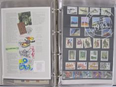Large A3 binder witih unmounted mint GB decimal stamps, mostly 1980 to 90's, face value of £40 plus,
