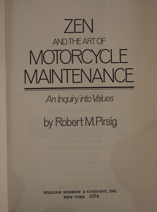Pirsig, Robert M "Zen and the Art of the Motorcyle", The Bodley Head, first published 1974, - Image 21 of 22