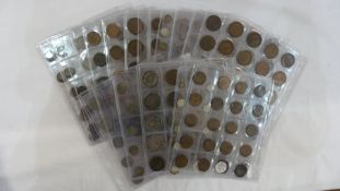 Collection of pre decimal coinage to include 4x 1975 Maundy sets in various tones, Half crowns inclu